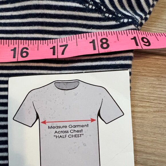 Carolyn Taylor Striped Cardigan (M) - Business to Coastal! 100% Cotton - Picture 8 of 8